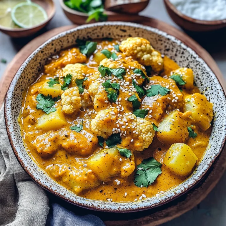 Aloo Gobi - Indisches Blumenkohl-Kartoffel-Curry