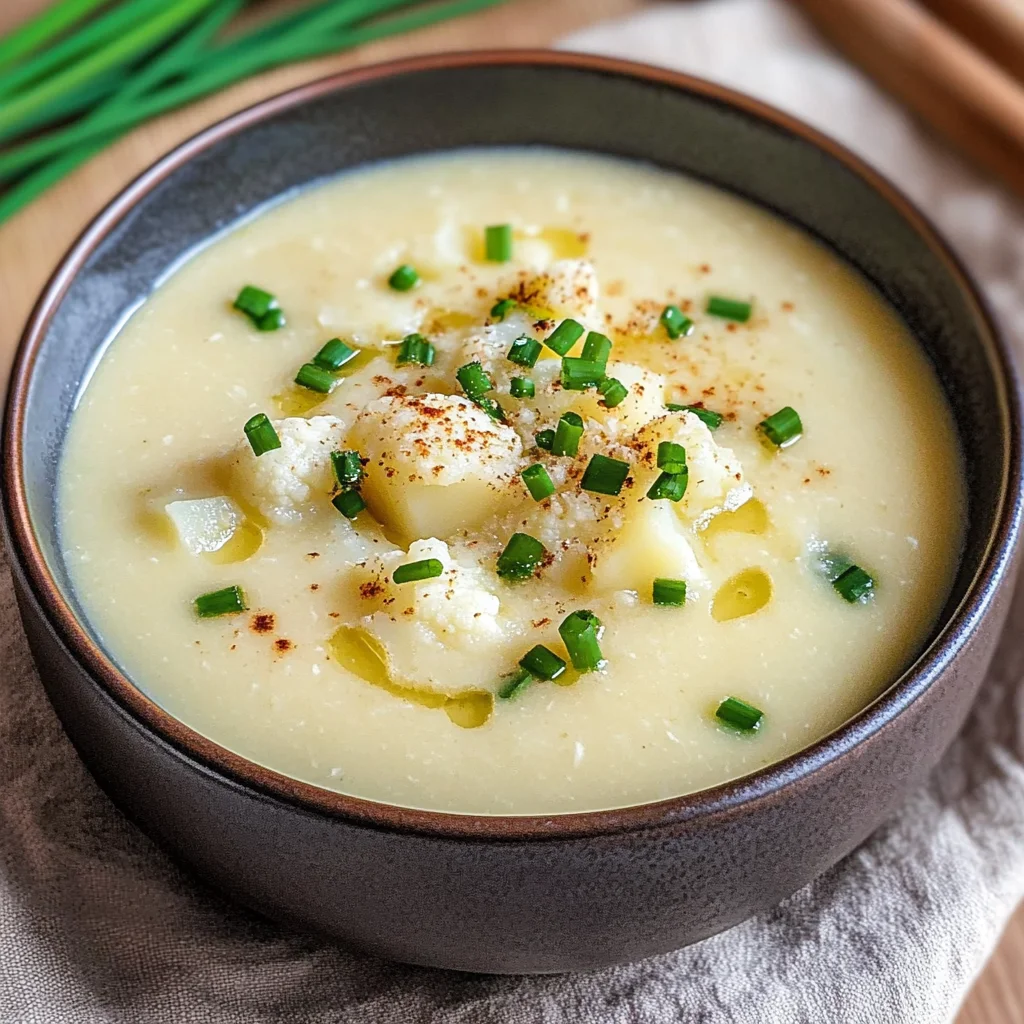 Blumenkohlsuppe - mit Kartoffeln, wie von Oma