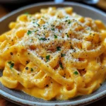 Creamy Pumpkin Alfredo Pasta