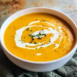 Cremige Butternut-Kürbis-Suppe