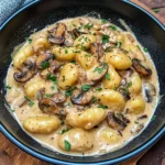 Cremige Gnocchi-Pilz-Pfanne
