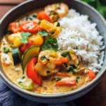 Einfaches Thai-Gemüse-Curry mit Kokosmilch