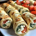 Feta-Tortilla-Röllchen