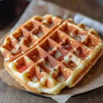 Herzhafte Waffeln mit Käse (Pizzawaffeln)