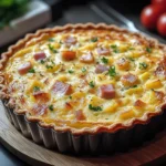 Kartoffel-Quiche aus Kartoffelteig