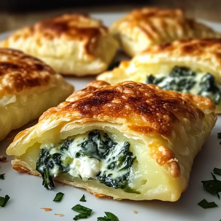 Kartoffeltaschen mit Frischkäse-Spinatfüllung