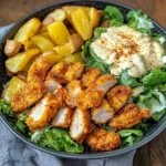 Knusprige Caesar-Hähnchen-Bowl