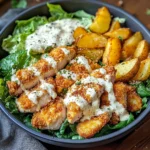 Knusprige Caesar-Hähnchen-Bowl