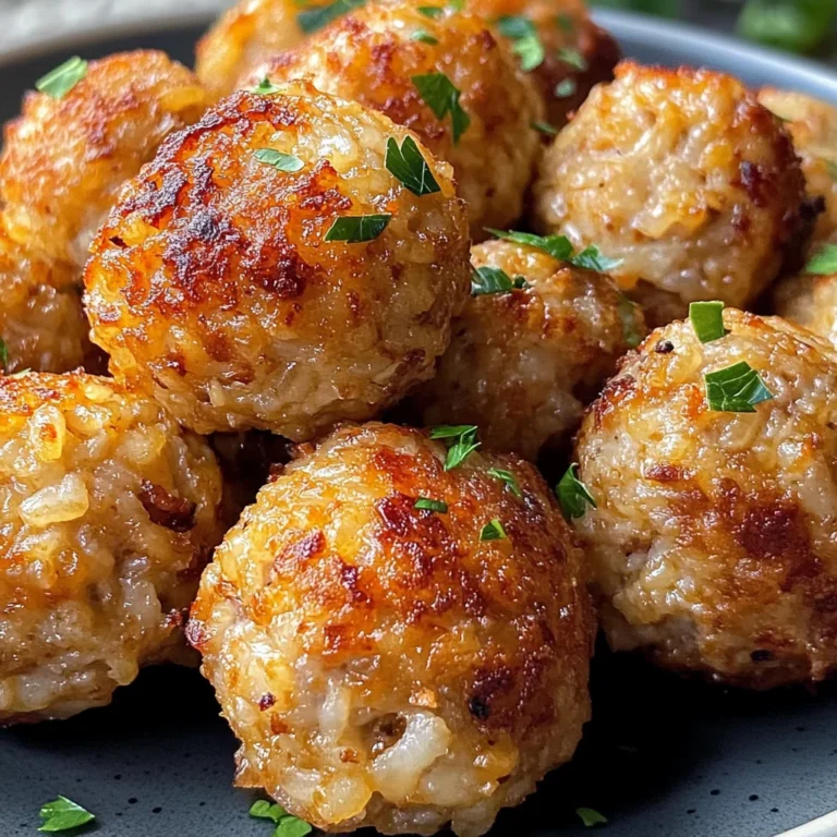 Knusprige Reisfleischbällchen aus der Heißluftfritteuse genießen!