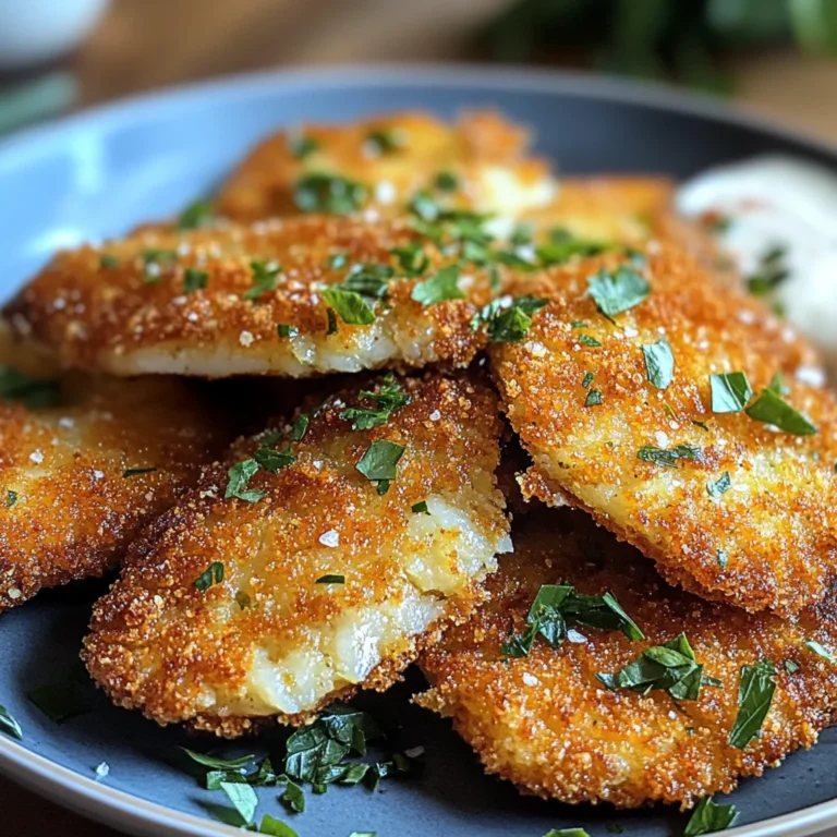 Knuspriges Kohlrabischnitzel