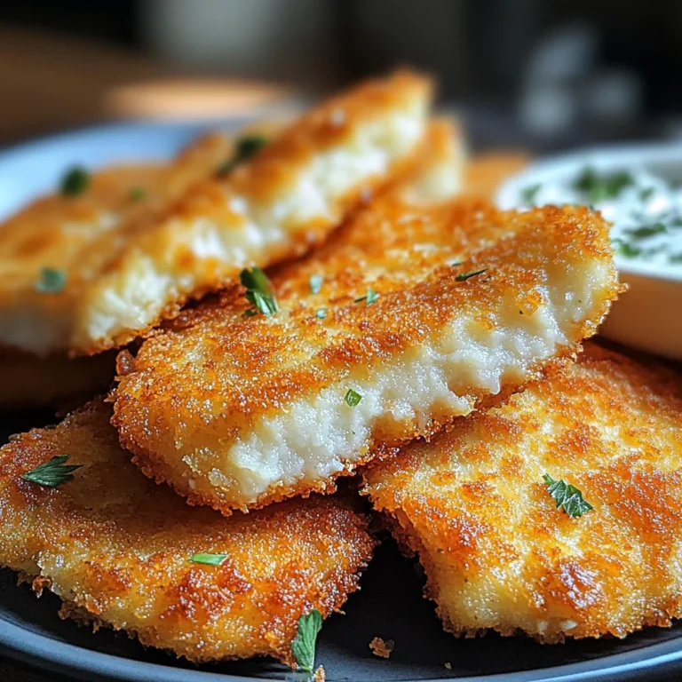 Knuspriges Kohlrabischnitzel