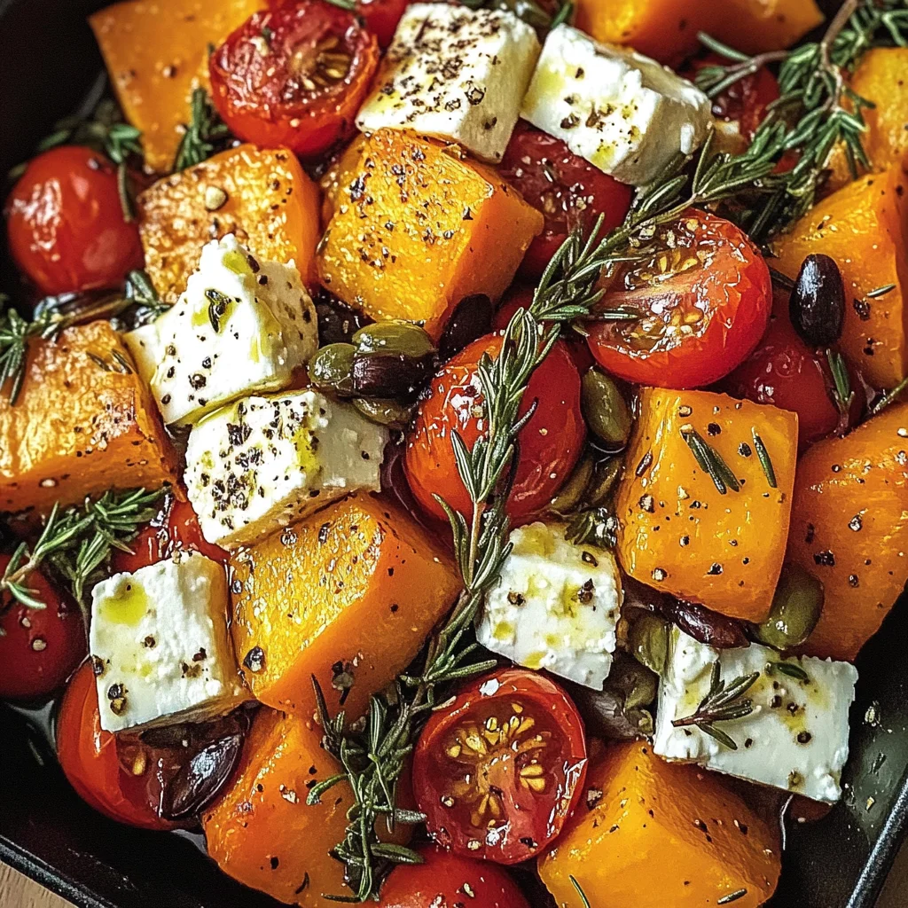 Ofenkürbis mit Feta & Kräutern – Ganzjahres-Genuss