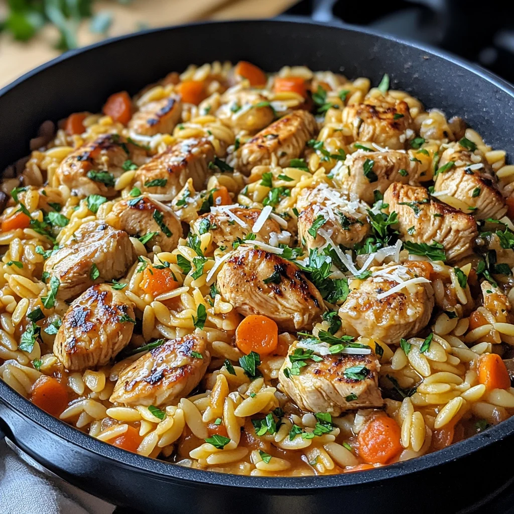 Onepot Orzo-Wikinger-Topf