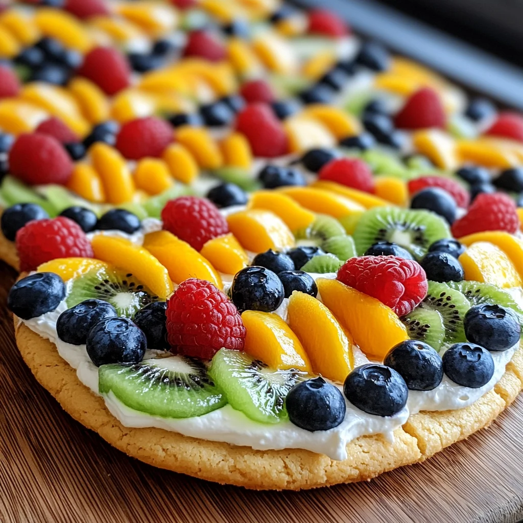 Oster-Ei-Fruchtpizzen