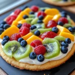 Oster-Ei-Fruchtpizzen