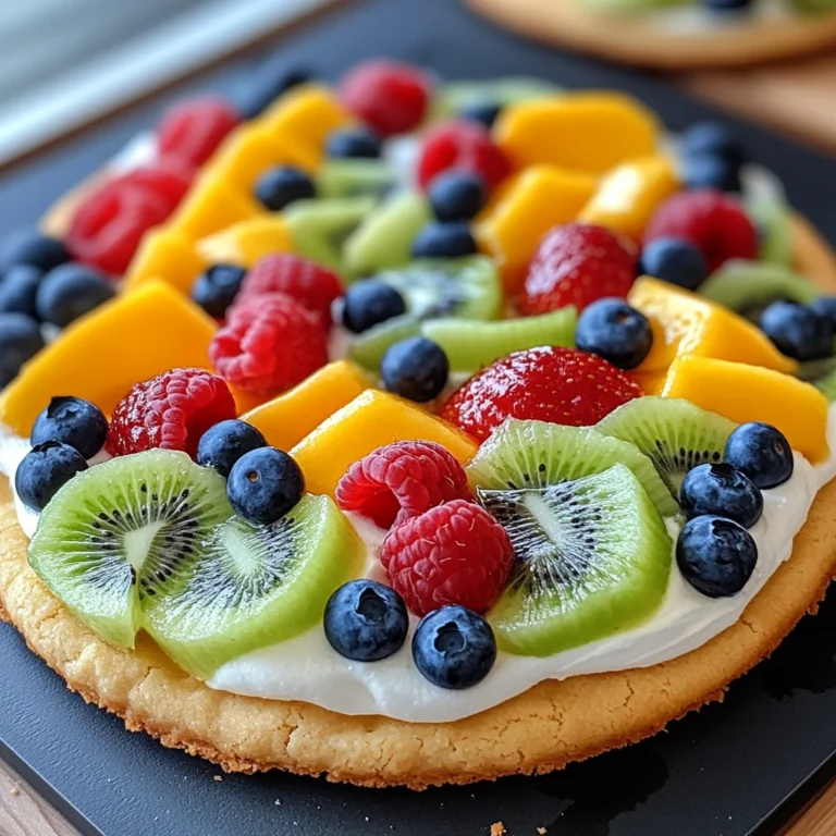 Oster-Ei-Fruchtpizzen