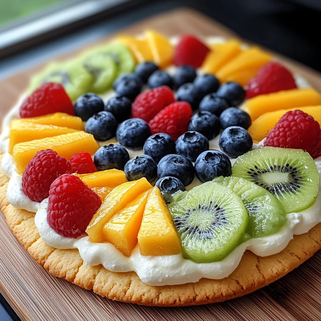 Oster-Ei-Fruchtpizzen