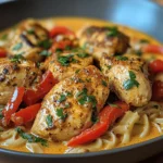 Paprika-Sahne-Hähnchen