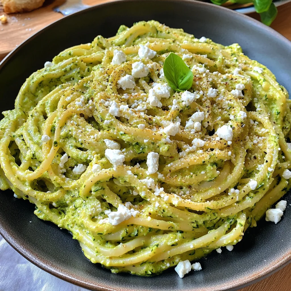 Pasta in Zucchini Sauce