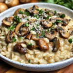 Risotto mit Pilzen - so einfach & lecker