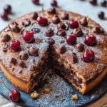 Saftiger Schoko Nuss Kirsch Kuchen