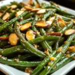 Sautierte Knoblauch-Grüne Bohnen