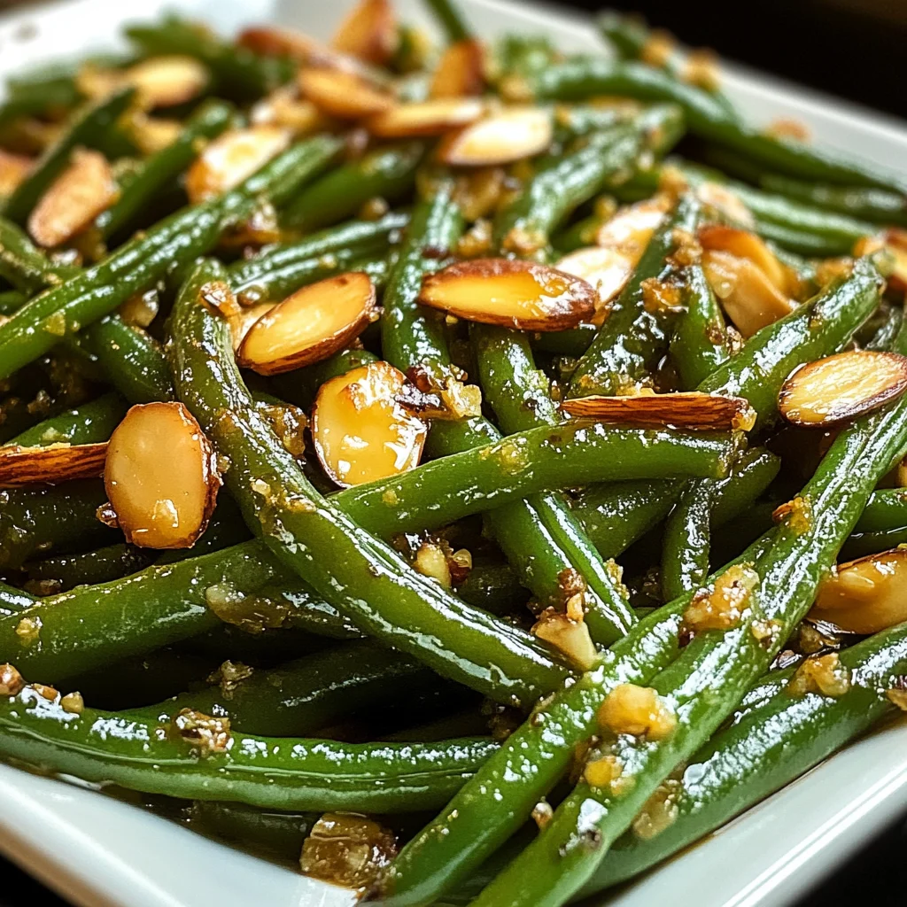 Sautierte Knoblauch-Grüne Bohnen