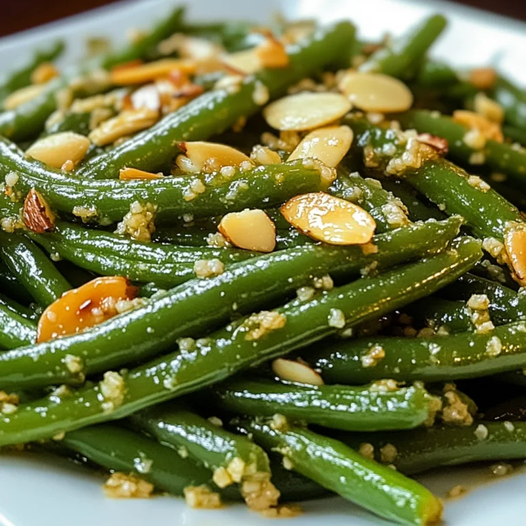 Sautierte Knoblauch-Grüne Bohnen