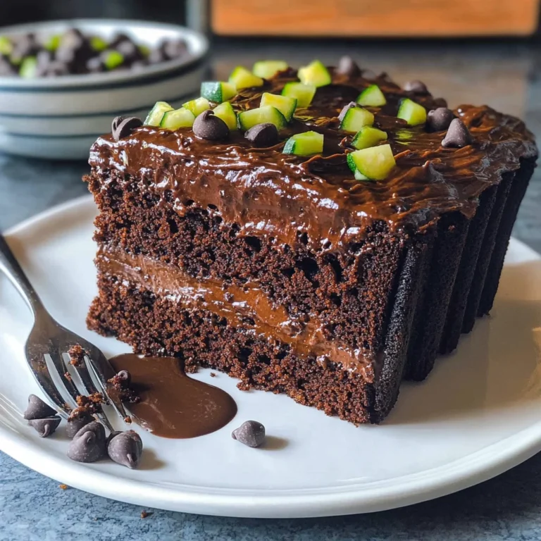 Schoko-Zucchini-Kuchen - saftig & schnell