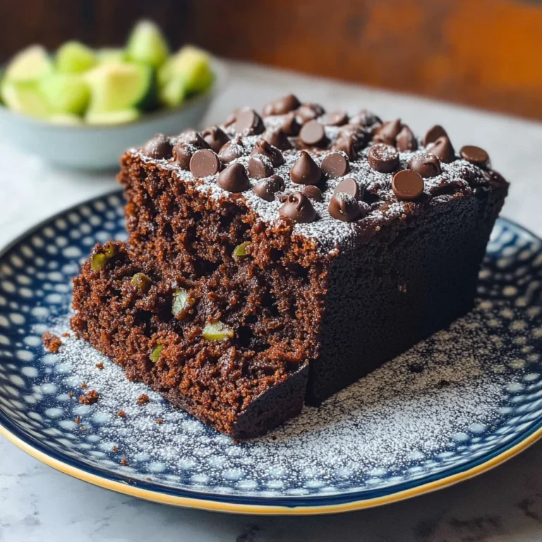 Schoko-Zucchini-Kuchen - saftig & schnell