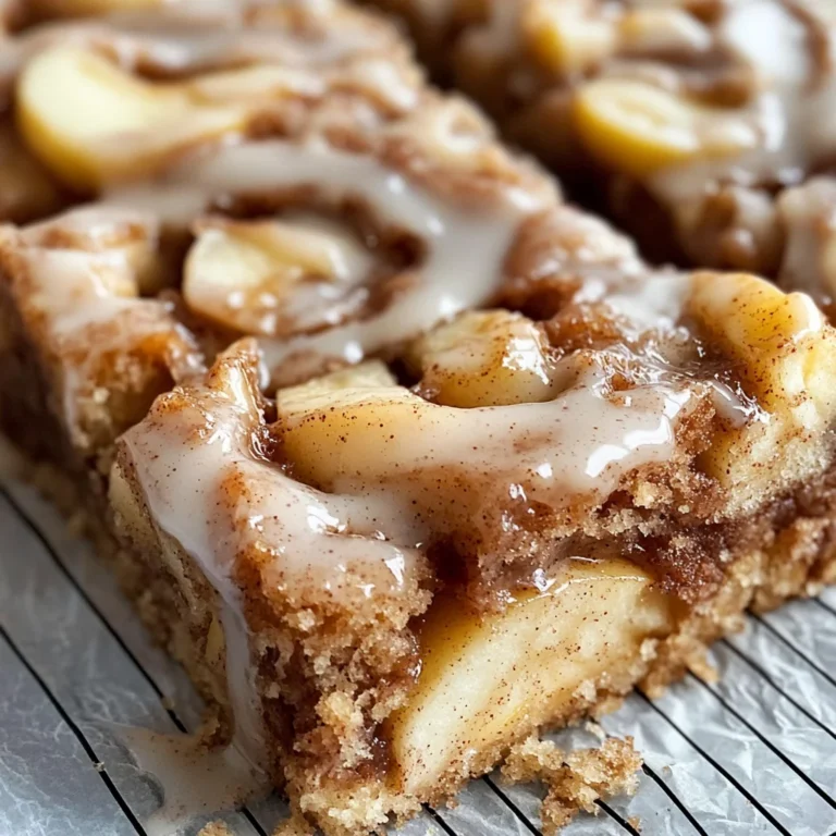 Zimtschnecken Kuchen mit Apfel