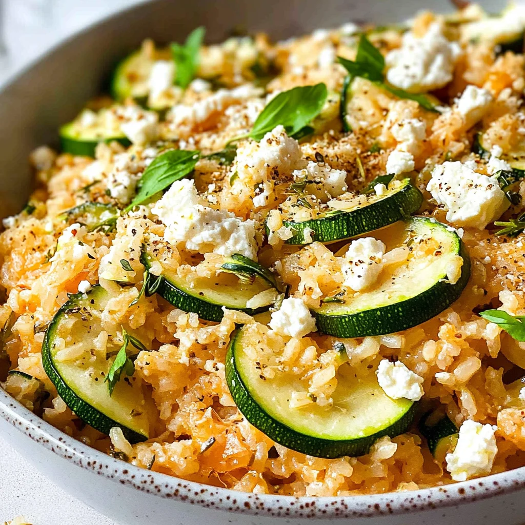 Zucchini-Reis-Pfanne